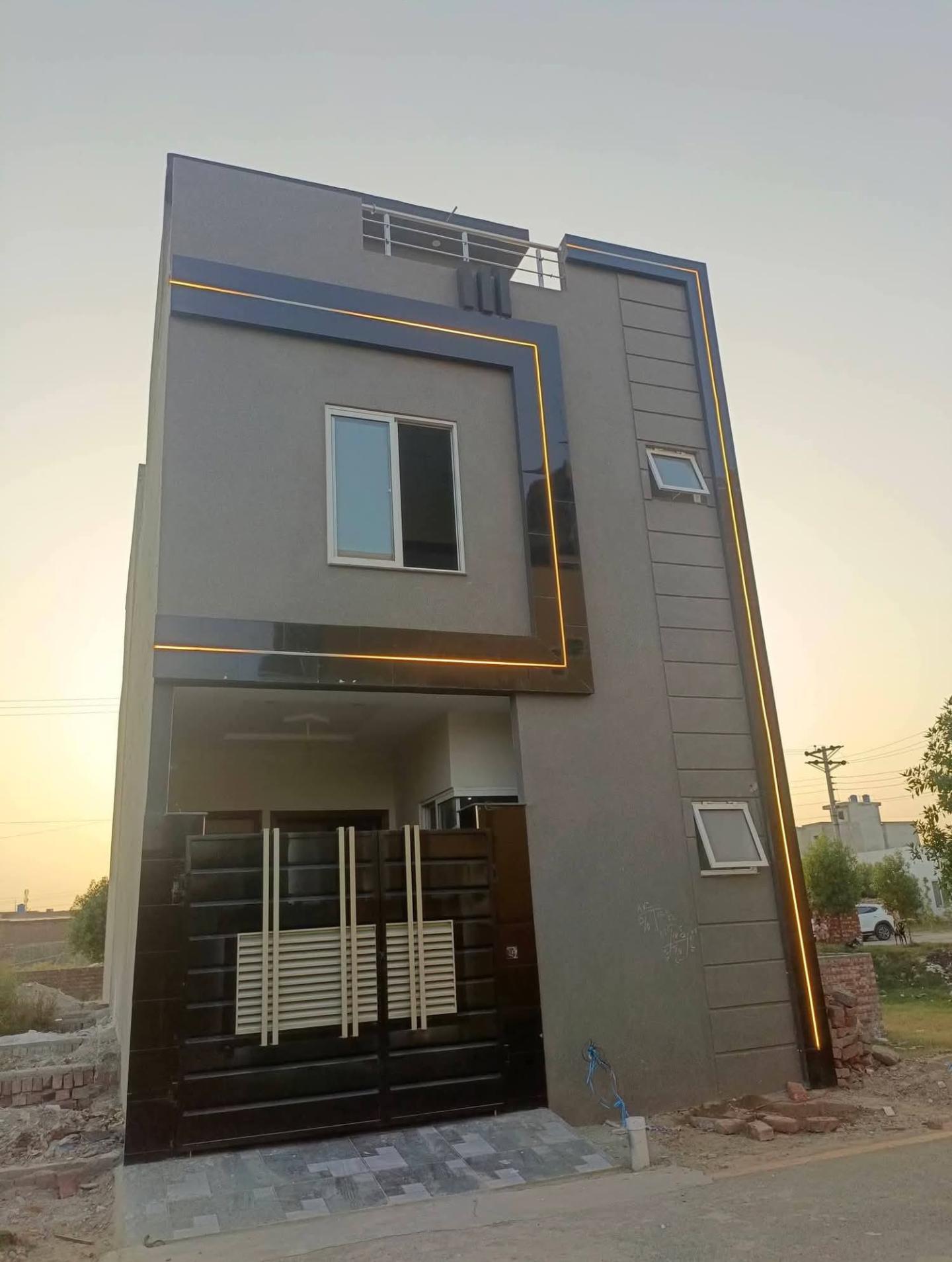 3 Marla Brand New House 3 Bedrooms Double Kitchen, Main Defence Road Near DHA Rahber Lahore